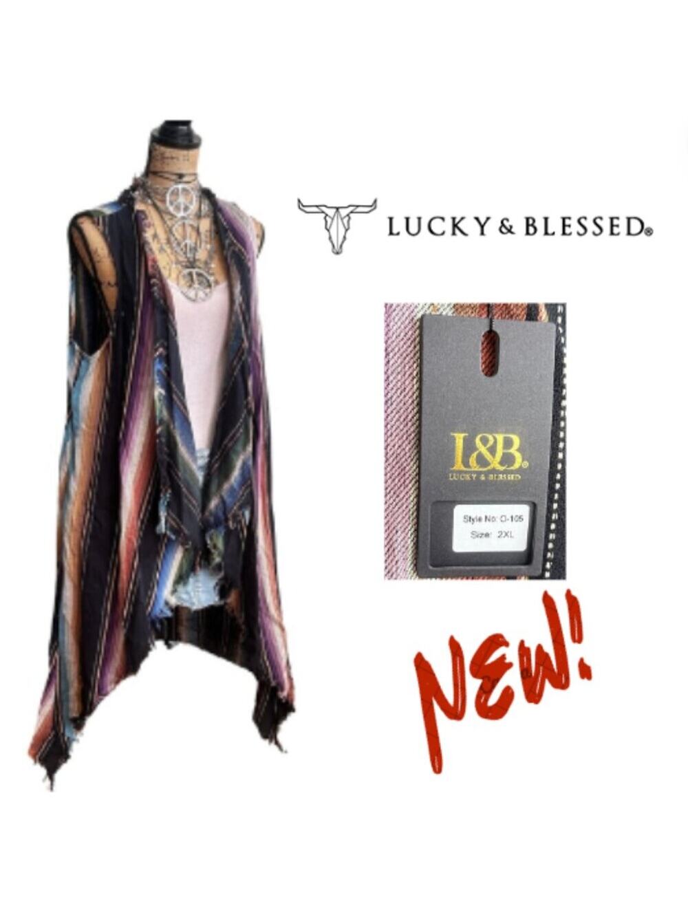 NWT - Lucky & Blessed Western Serape/Duster - PLUS SIZE 2XL - NEW